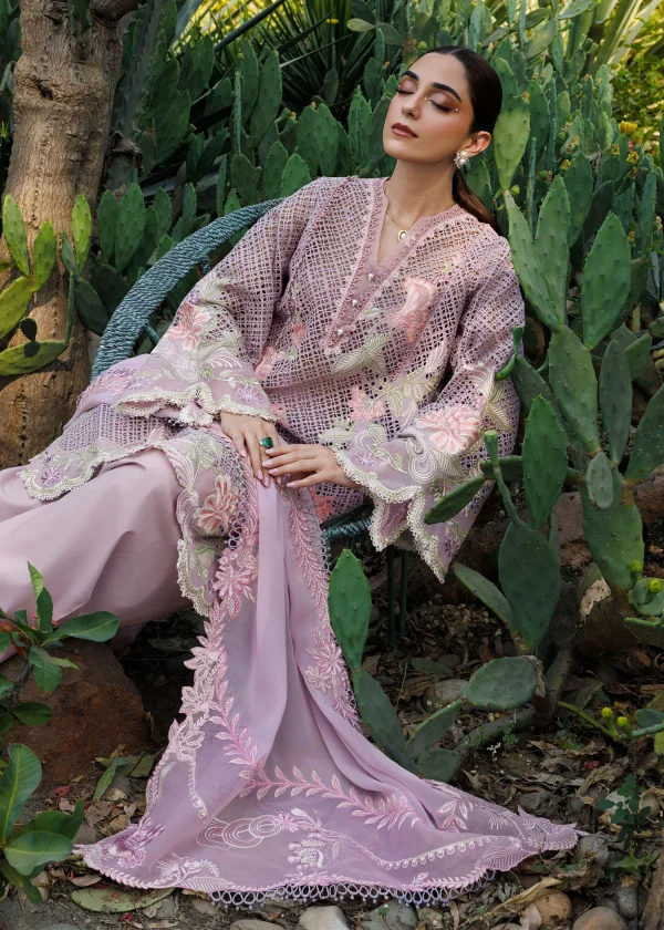 Crimson Luxury Lawn 2025' - TASAWAR - ONE TRUE LOVE - D 6 B - Image 3