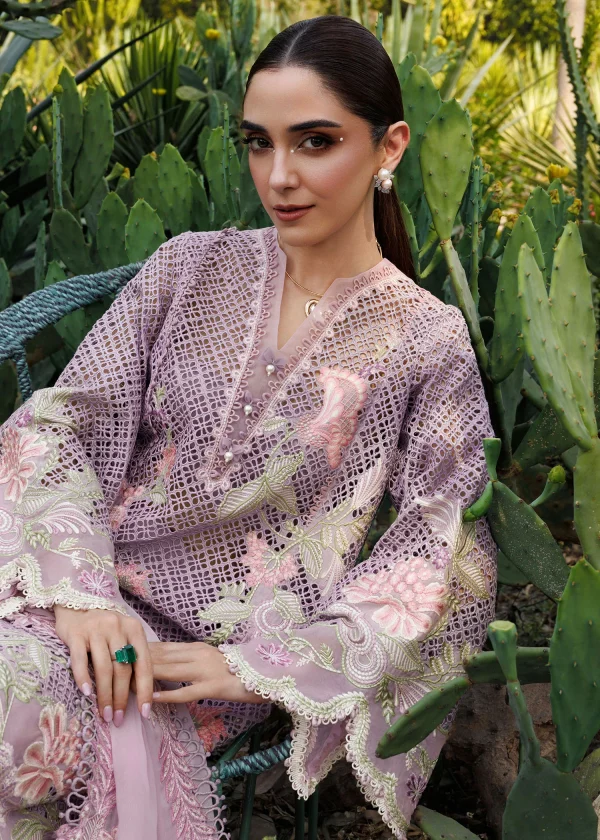 Crimson Luxury Lawn 2025' - TASAWAR - ONE TRUE LOVE - D 6 B - Image 4