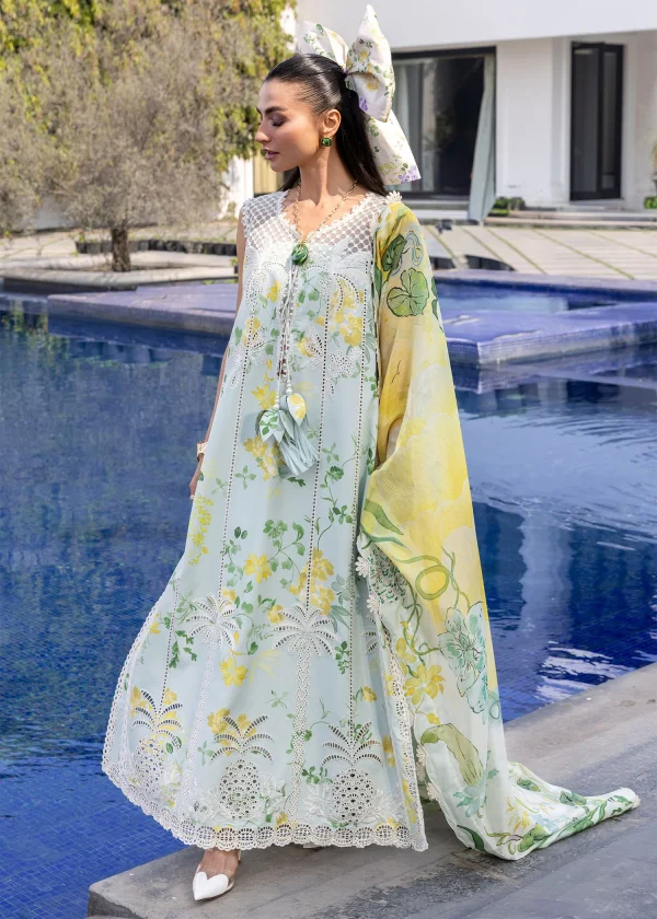 Crimson Luxury Lawn 2026' - TROPIC TEASE - D 4B - Image 3