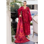Crimson Luxury Lawn Collection 26'- BEAUTY IN BLOOM - D3A - Image 2