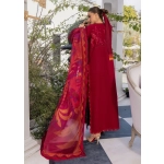 Crimson Luxury Lawn Collection 26'- BEAUTY IN BLOOM - D3A - Image 8