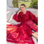 Crimson Luxury Lawn Collection 26'- BEAUTY IN BLOOM - D3A - Image 9