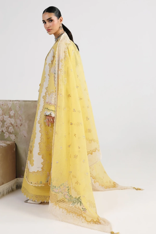 QALAMKAR Festive Lawn Collection 26' - QFL-05 ZARIA - Image 4