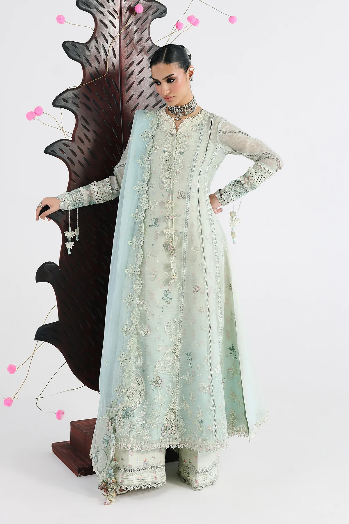 052A3824 QALAMKAR Festive Lawn Collection 26' - QFL-08 SABEL - Image 1