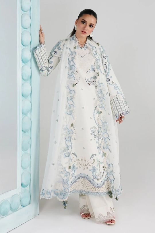 QALAMKAR Festive Lawn Collection 26' - QFL-03 IRMIN - Image 3