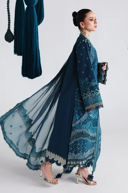 QALAMKAR Festive Lawn Collection 26' - QFL-07 KAISA - Image 3