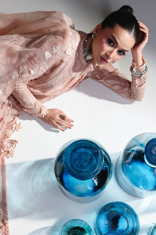 QALAMKAR Festive Lawn Collection 26' - QFL-11 JINA - Image 4
