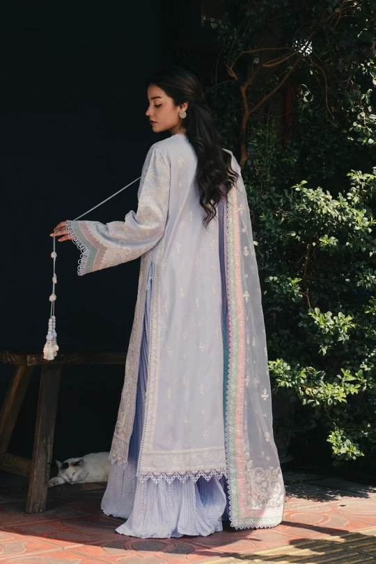 MULAQAAT Luxury Lawn 26' - SAYA - Image 3