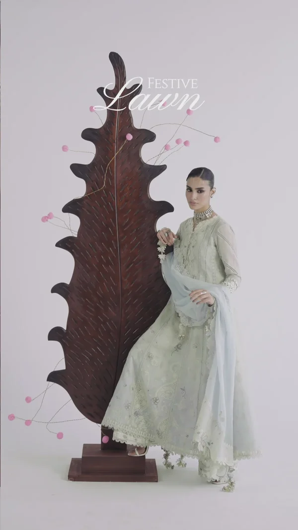 QALAMKAR Festive Lawn Collection 26' - QFL-08 SABEL - Image 5