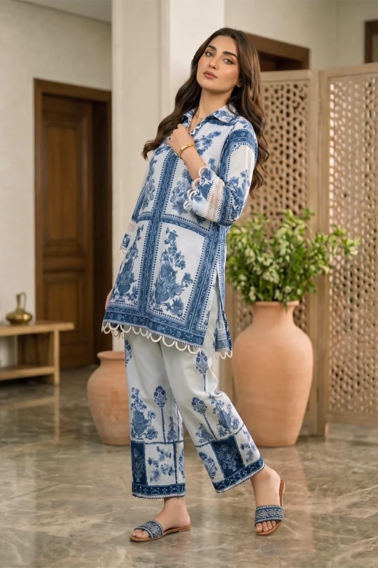 Neutral Edition – SAHAR - Co-Ord - Indigo Manor - Image 5