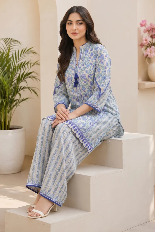 Neutral Edition – SAHAR - Co-Ord - Bluebell Porcelain - Image 5