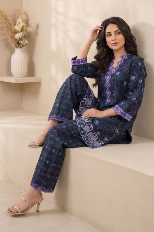 Neutral Edition - SAHAR Co-Ord - Obsidian Tapestry - Image 5