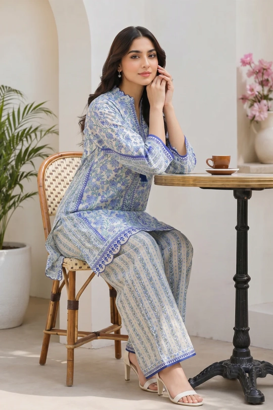 Neutral Edition – SAHAR - Co-Ord - Bluebell Porcelain - Image 7