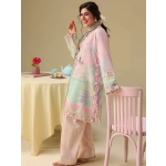 Mushq Hemline Soleil Prints Unstitched - Honey Petal - Image 2