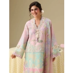 Mushq Hemline Soleil Prints Unstitched - Honey Petal - Image 4