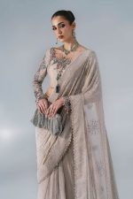 Maria B Mboridered Festive 26' - D 03 - Moon Grey - Image 4