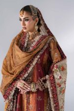 Maria B Mboridered Festive 26' - D 04 - Maroon Crimson - Image 5