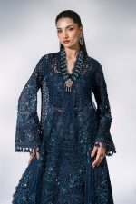 Maria B Mboridered Festive 26' - D 06 - Peacock Blue - Image 5