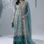 Maria B Mboridered Festive 26' - D 07 - -Sea Green