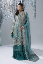 Maria B Mboridered Festive 26' - D 07 - -Sea Green