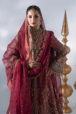Maria B Mboridered Festive 26' - D 08 - Salmon Pink - Image 5